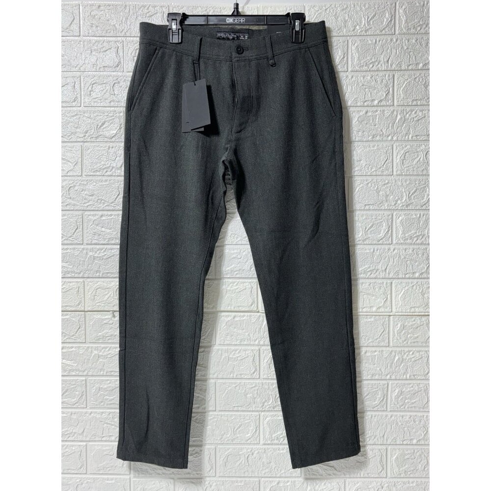 NWT DENIM & FLOWER RICKY SINGH Size 30 City Pant Charcoal Grey